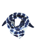 Tie-Dye Dreieckschal Offwhite/Indigo aus Kaschmir von Mell-o