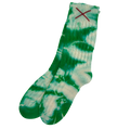 Tie-Dye Kaschmirsocken Evergreen von Mell-o