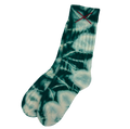 Tie-Dye Kaschmirsocken Flaschengrün von Mell-o