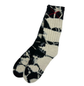 Tie-Dye Kaschmirsocken Schwarz von Mell-o