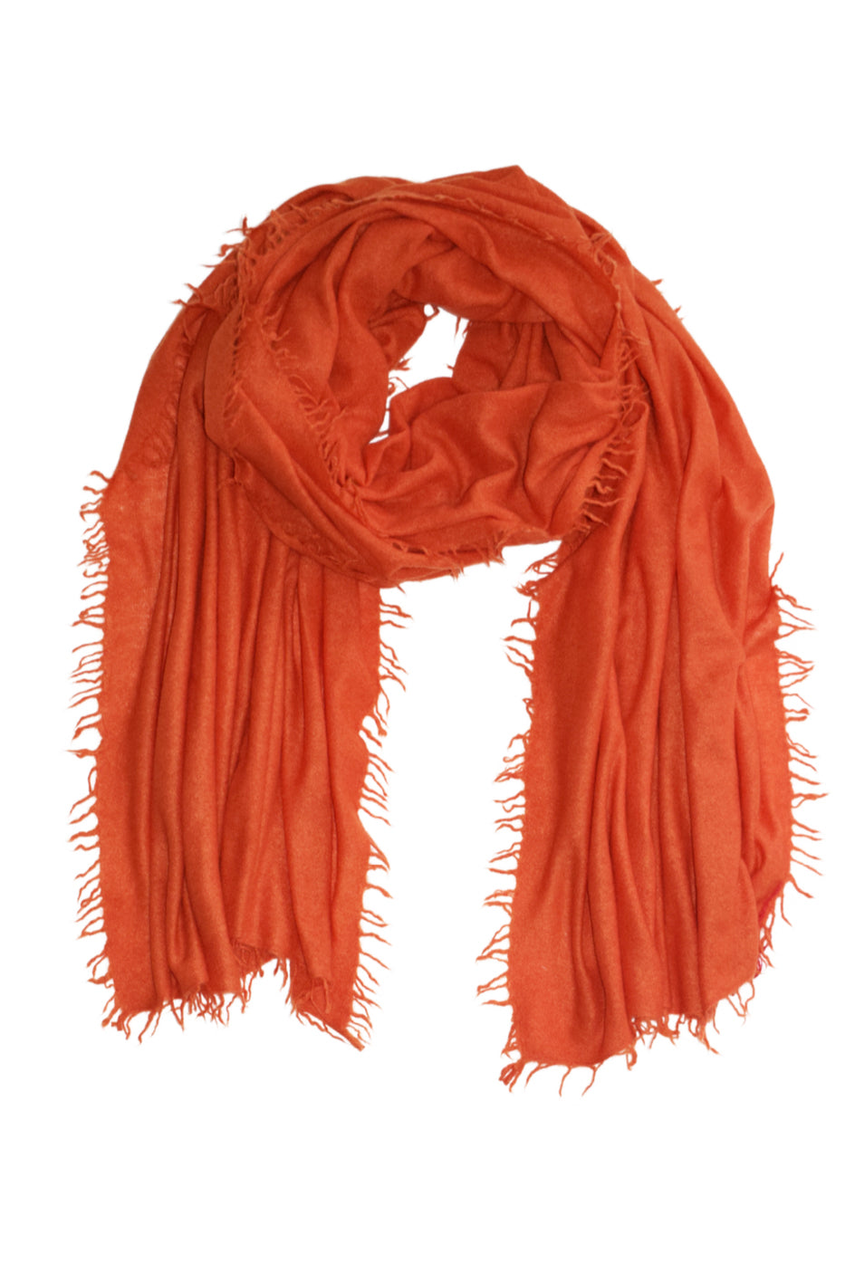 Großer Kaschmirschal Orange von Mell-o