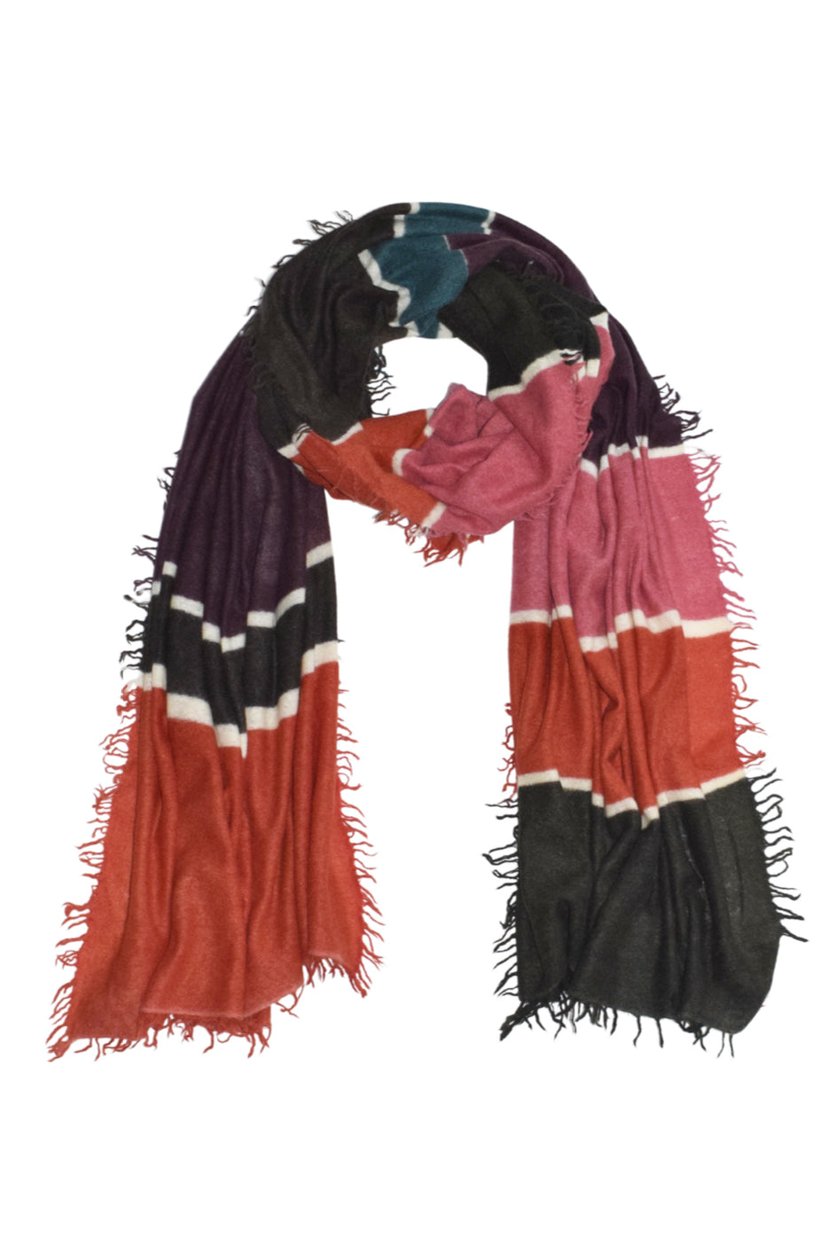 Nomad Stripe Kaschmirschal von Mell-o